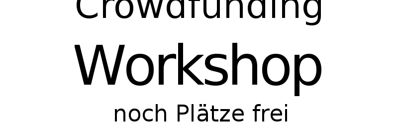 Crowdfunding Workshop mit konzeptfreun.de